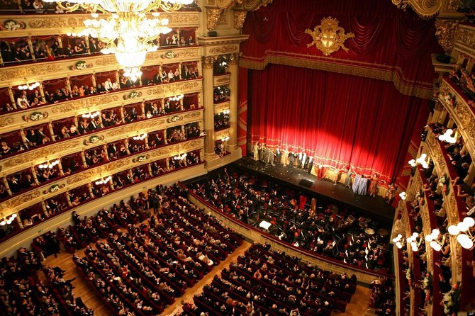 3-Hour Milan City Tour with The Scala Theatre - small group tour - Inside La Scala’s horseshoe auditorium