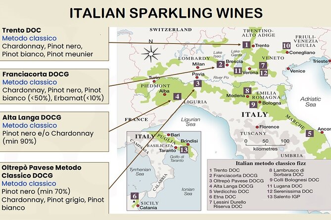 3 Italian sparkling wines and how to distinguish them: Prosecco, Franciacorta.. - How the Tasting Teaches You to Use Your Senses