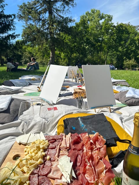 Art in the Park: Paint 'n Sip at Parco Sempione - What the two-hour session feels like