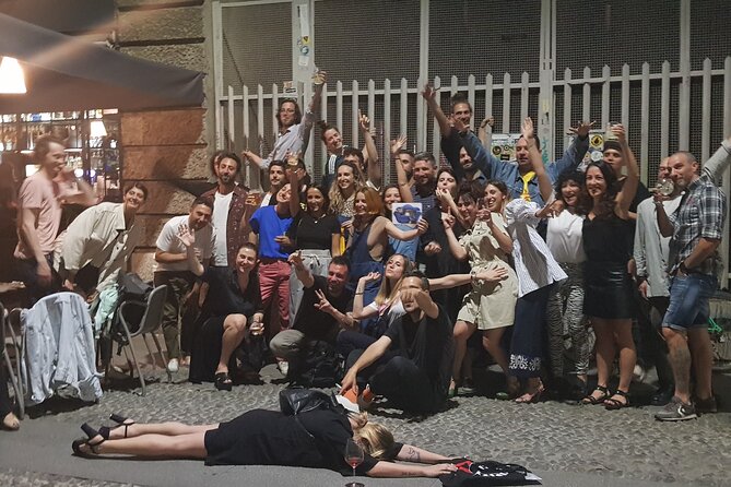 Bar Hopping in Milan - Colonne di San Lorenzo after dark