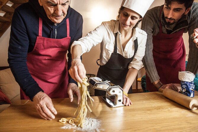 Fresh Homemade Pasta and Tiramisu Cooking Class in Milan - Making pasta in Carlotta’s Milan kitchen