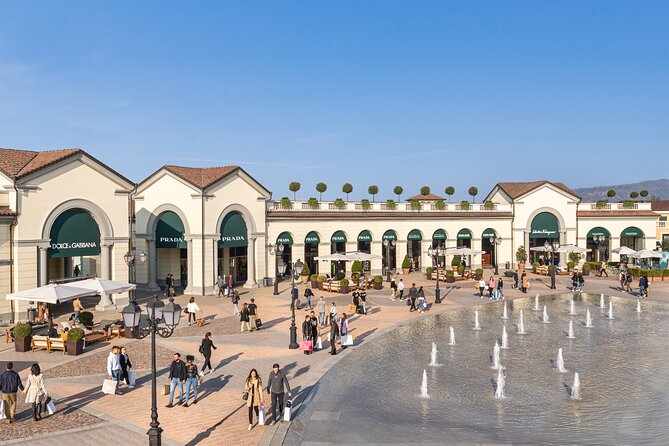 From Lake Como or Milan: Serravalle VIP shopping and Wine Tasting - Your private ride from Milan or Lake Como