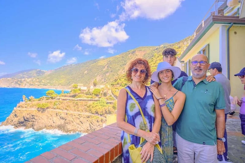 From Milan:Cinque Terre National Park with Limoncino Tasting - Manarola, the classic Cinque Terre view