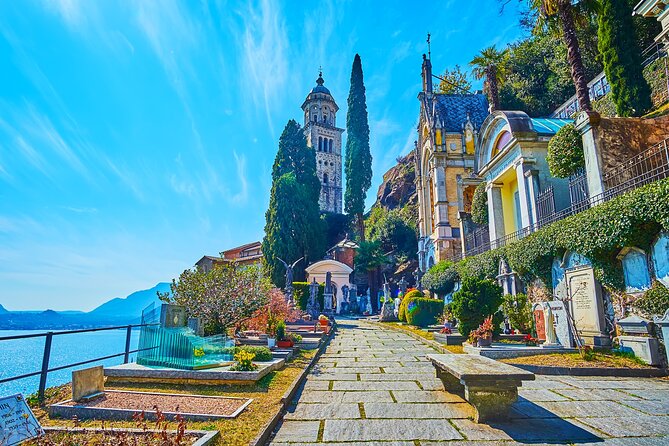 From Milan: Morcote, Bellagio & Lugano in a Private Luxury Van - Crossing by ferry from Menaggio or Cadenabbia