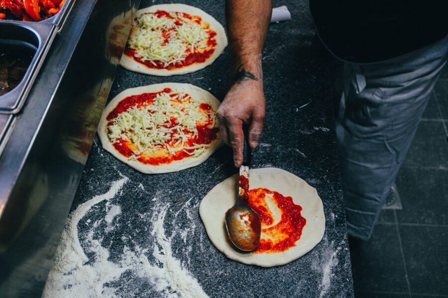 Mamma Mia - Bake The Real Italian Pizza - Mixing and Kneading the Dough