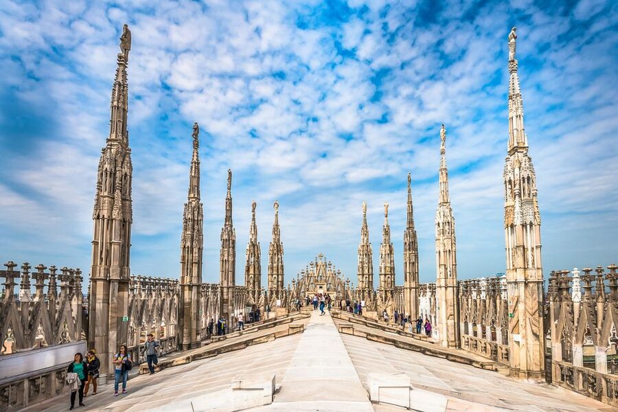 Milan: Cathedral and Duomo's Terraces Entrance Ticket - Inside Milan Cathedral