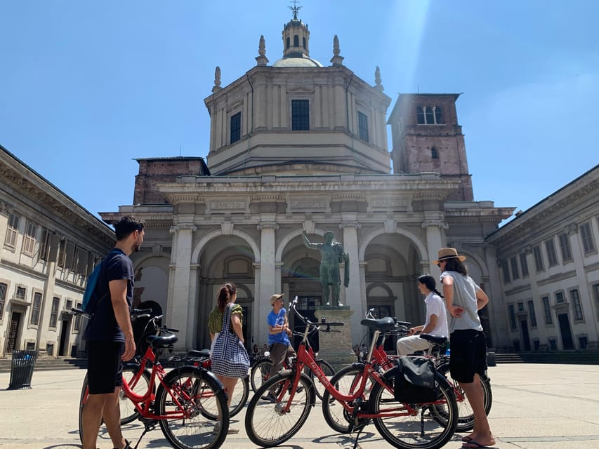 Milan: City Highlights Bike Tour - Sforza Castle gets the main pause