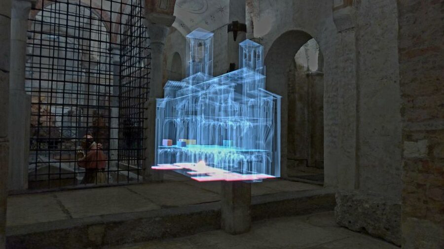 Milan | In the Crypt of time, holographic tour - Seeing Milan’s Past Through Holograms