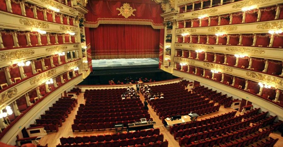 Milan: La Scala Theater & Museum Guided Experience - The auditorium from the third-level boxes