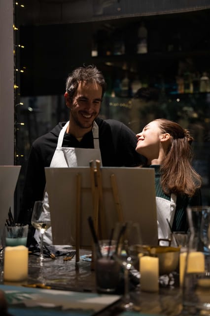 Milan: Paint 'n Sip Class - How the Milan painting class unfolds