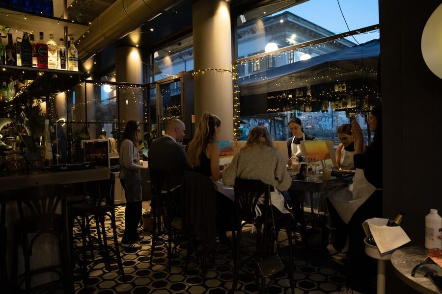 Milan: Paint 'n Sip Class - Is $74 a fair price?