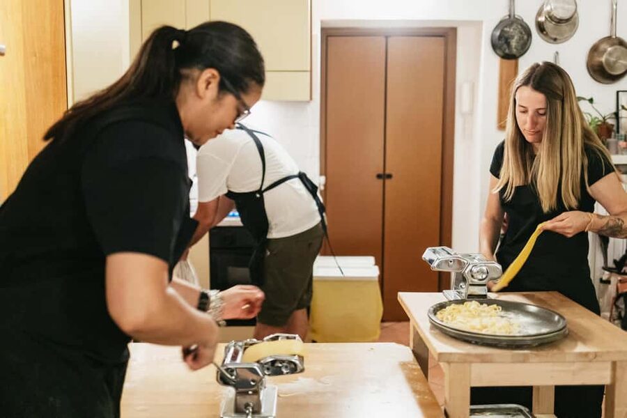 Milan: Pasta & Tiramisu Cooking Class with Premium Products - What the small group changes