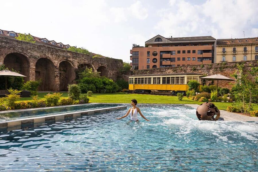Milan: QC Termemilano Spa Admission Ticket - The Porta Romana tram sauna