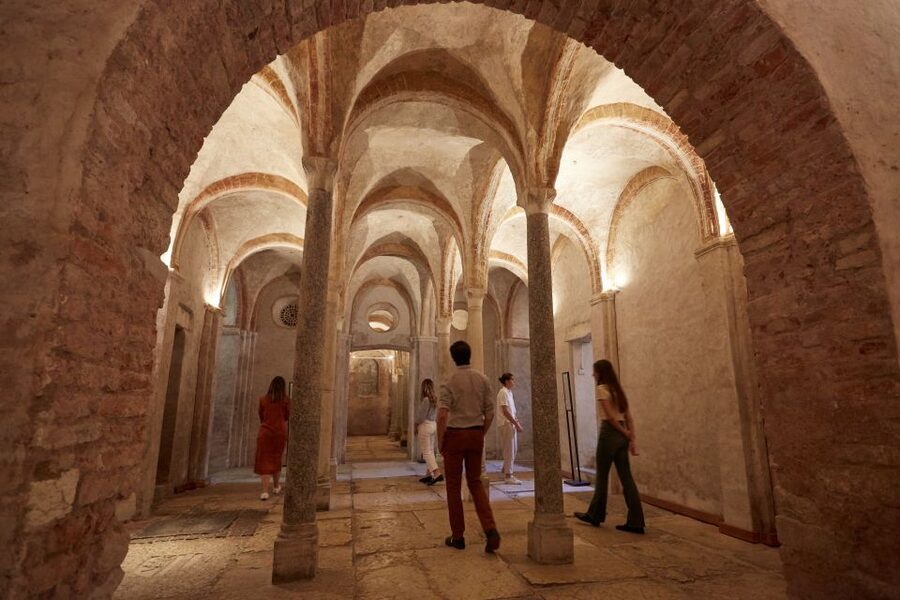 Milan: San Sepolcro Crypt Skip-the-Line Entry Ticket - The Roman paving is the main physical highlight
