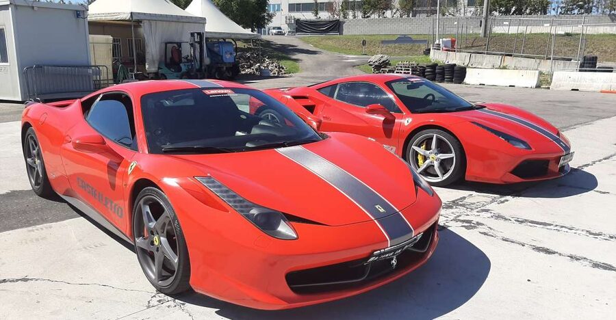 Milan: Test Drive a Ferrari 458 on a Race Track with Video - Onboard video and telemetry make the drive last longer