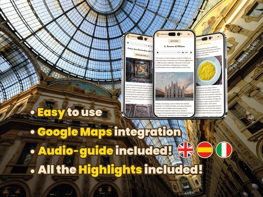 Milano: Digital Guide made by a Local for your walking tour! - Food advice that gives the walk a local purpose