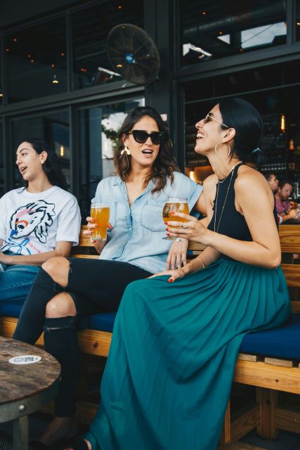 "Sip, Chat, Connect" - The bar setting and drink choices