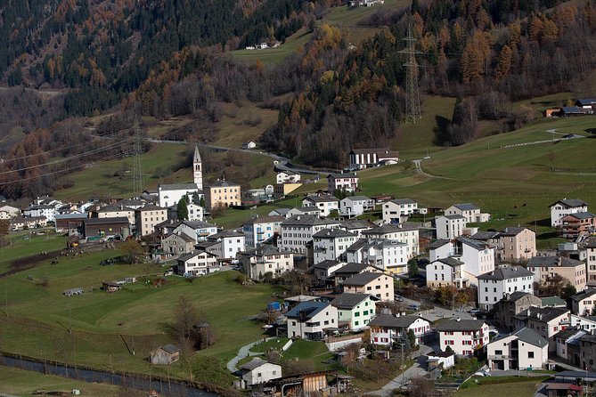 Swiss Alps Bernina Red Train and St.Moritz Tour from Milan - Tirano is a brief Italian finish
