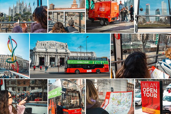 Tour of Milan by open bus, valid for 3 days - Open-top views, with a backup for poor weather